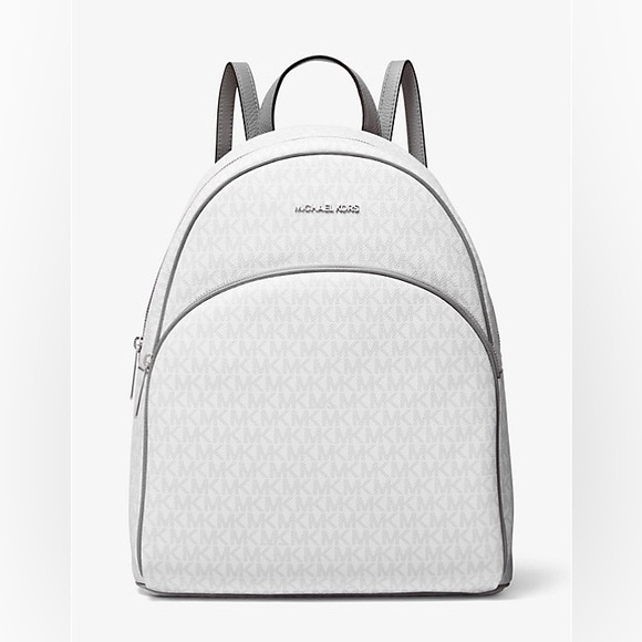 Michael Kors Abby large leather logo backpack - Picture 1 of 6
